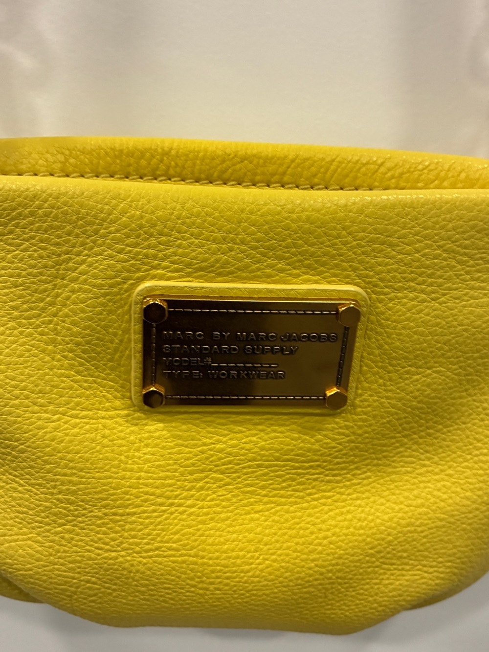 Marc by Marc Jacobs Yellow Leather Crossbody Bag - Picture 2 of 10